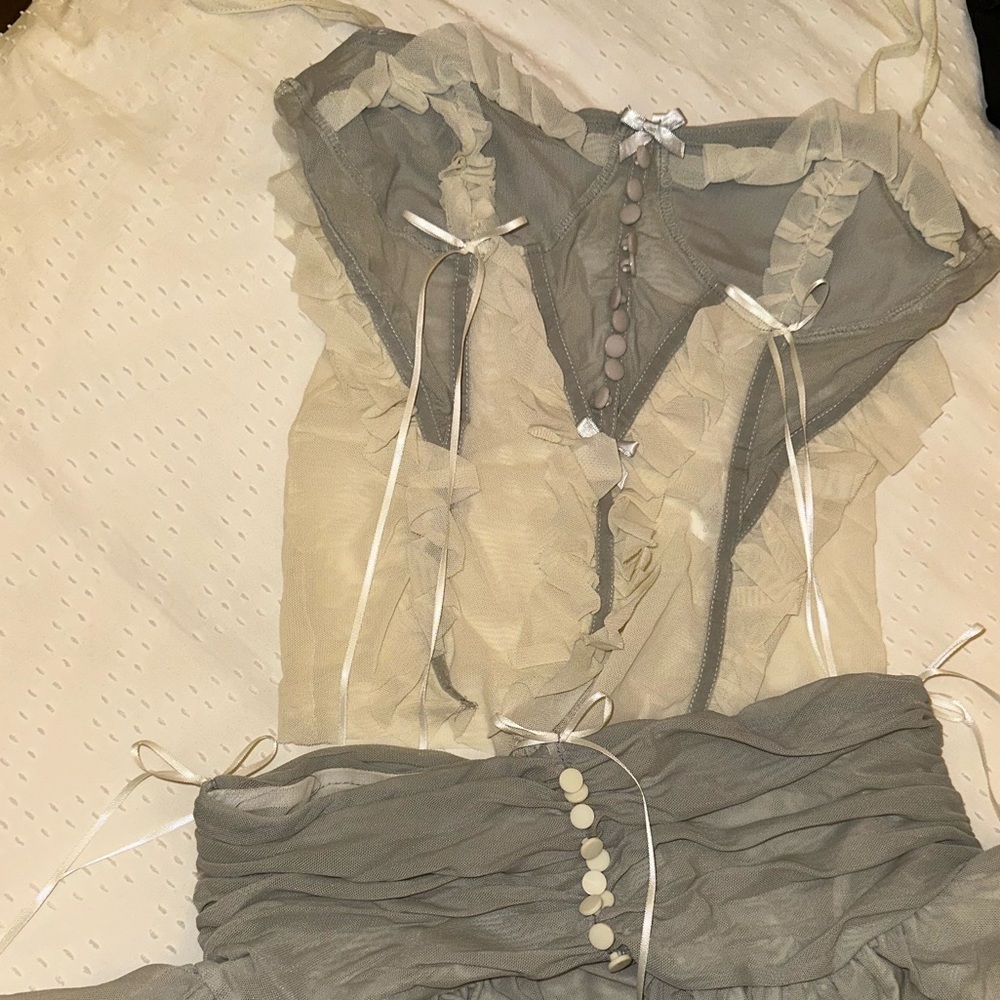 JAPANESE SKIRT AND CORSET SET